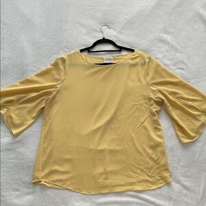 Chico's Soft Yellow Blouse